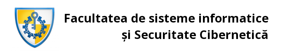 Cursuri Facultatea de Sisteme Informatice şi Securitate Cibernetică